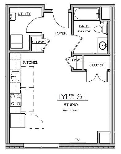 Floor plan S1