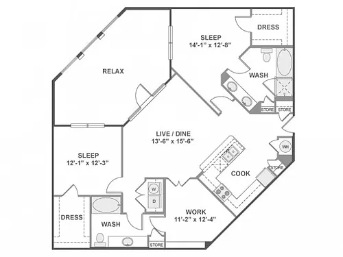 Floor plan C7D