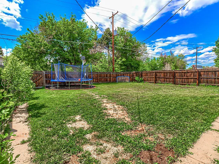 Fenced in Backyard