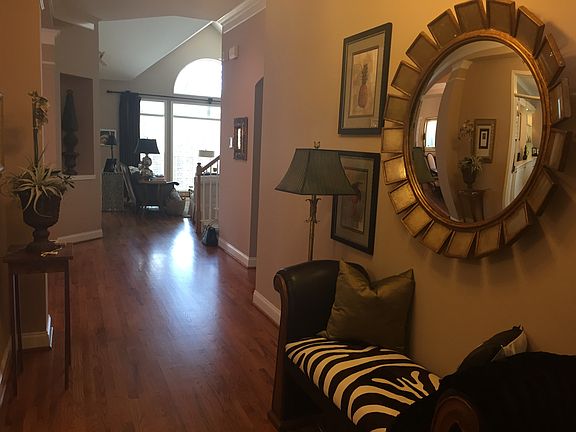 Entry open to vaulted living