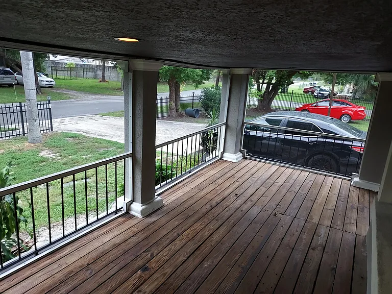 Front Porch and front yard