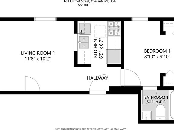2nd image of 601 Emmet St APT 3