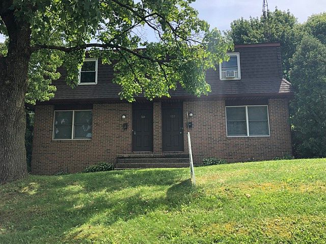 Front view - unit on the left