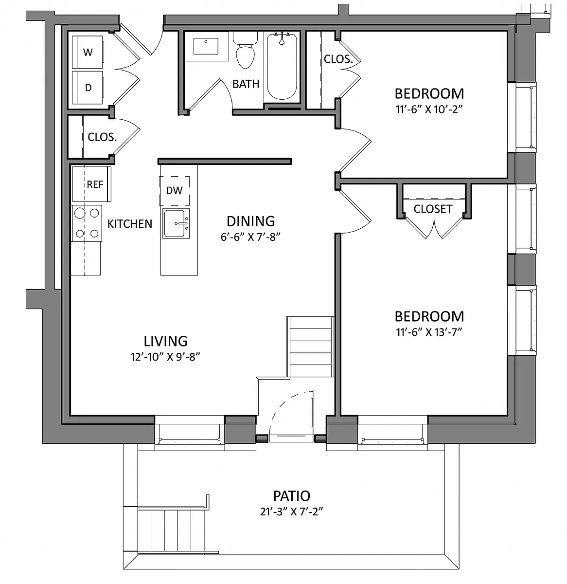 Floor plan B1A