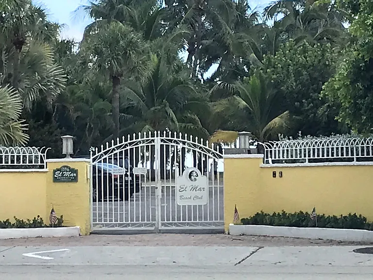 Private beach access across the street