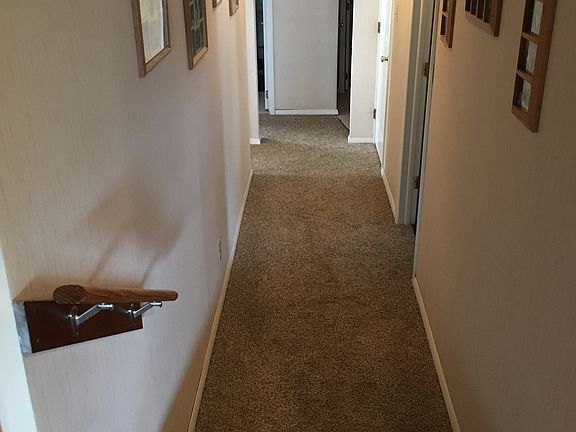 Hallway view from kitchen