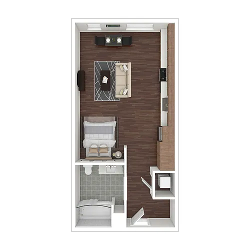 Floor plan Studio