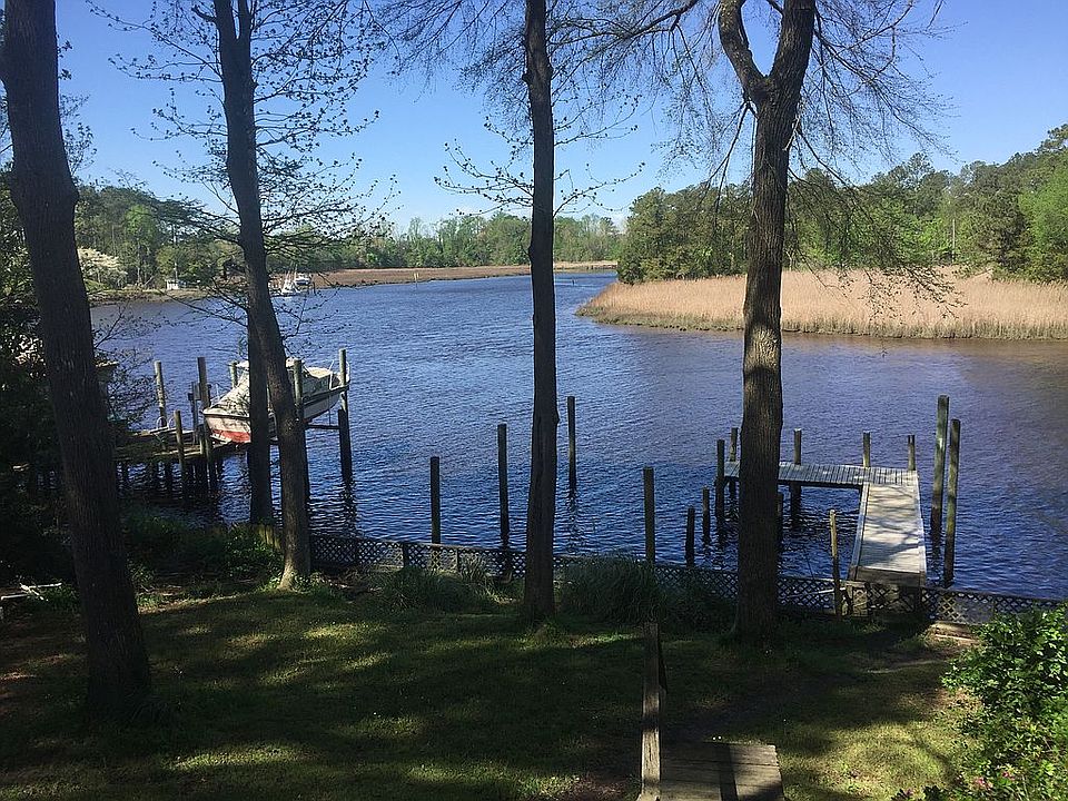 VIEW OF DOCK AND RIVER
