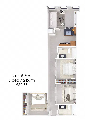 Floor plan 204