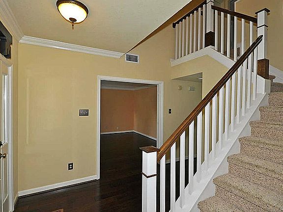 Reconstructed stairway to upstairs bedrooms.