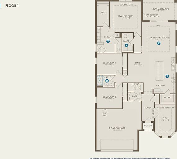 Mainstay Floor Plan, Quick Move-in Home, Floor 1