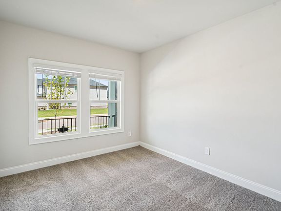 The Johnson Basement floorplan with the Balanced White interior package.