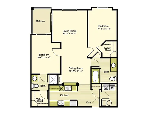 Floor plan B4x2