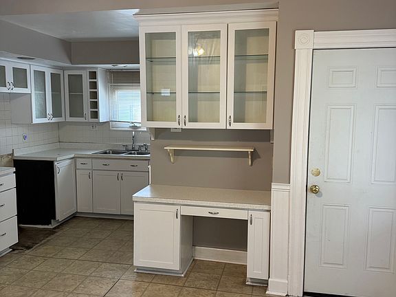 Kitchen with office area