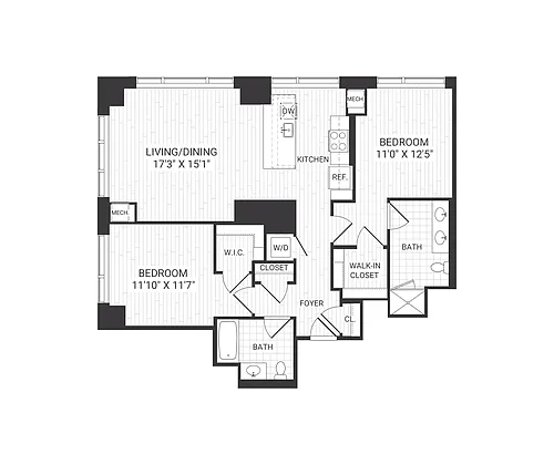 Floor plan B8