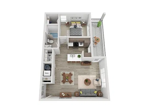 Floor plan A1B