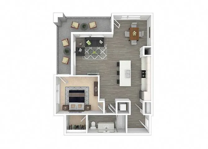 Floor plan Rose A2A