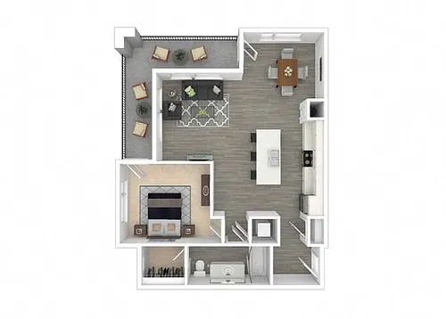 Floor plan Rose A2A