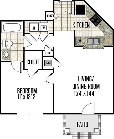 Floor plan 1-C4