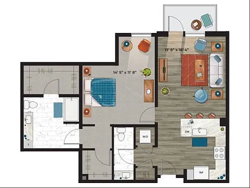 Floor plan A6a