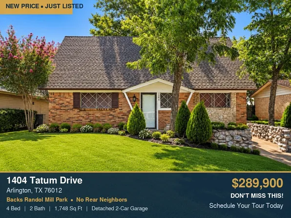 1404 Tatum Dr, Arlington, TX 76012
