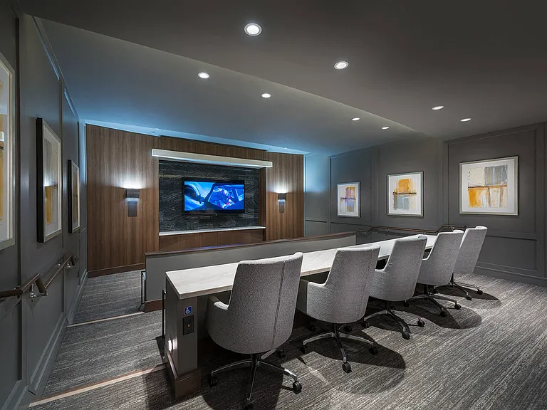 Private media and screening room
