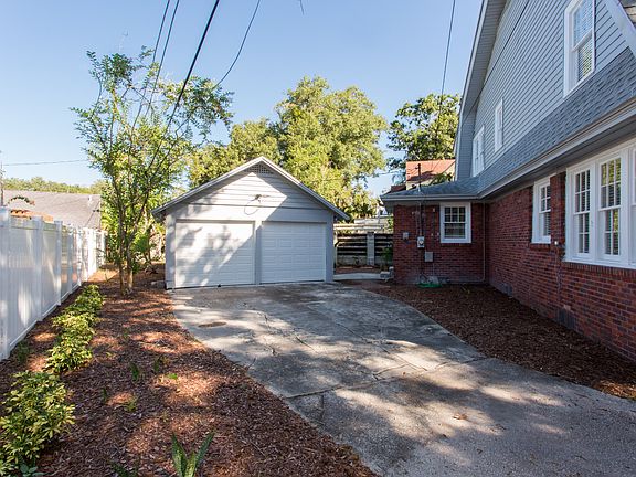 Detached two car garage