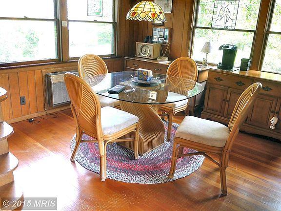 Dining Room w/water view and wood floors!