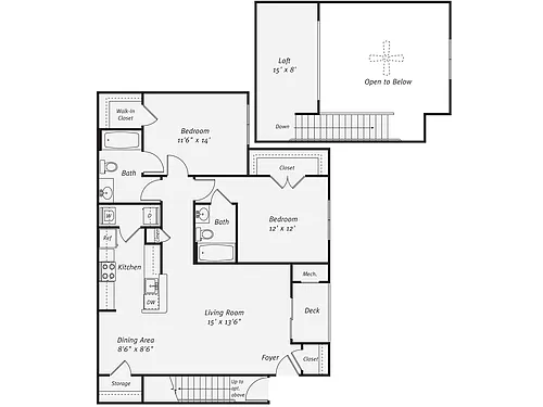 Floor plan B3LR