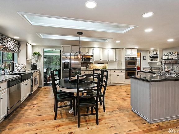 Family room, kitchen through the doorway to the right.