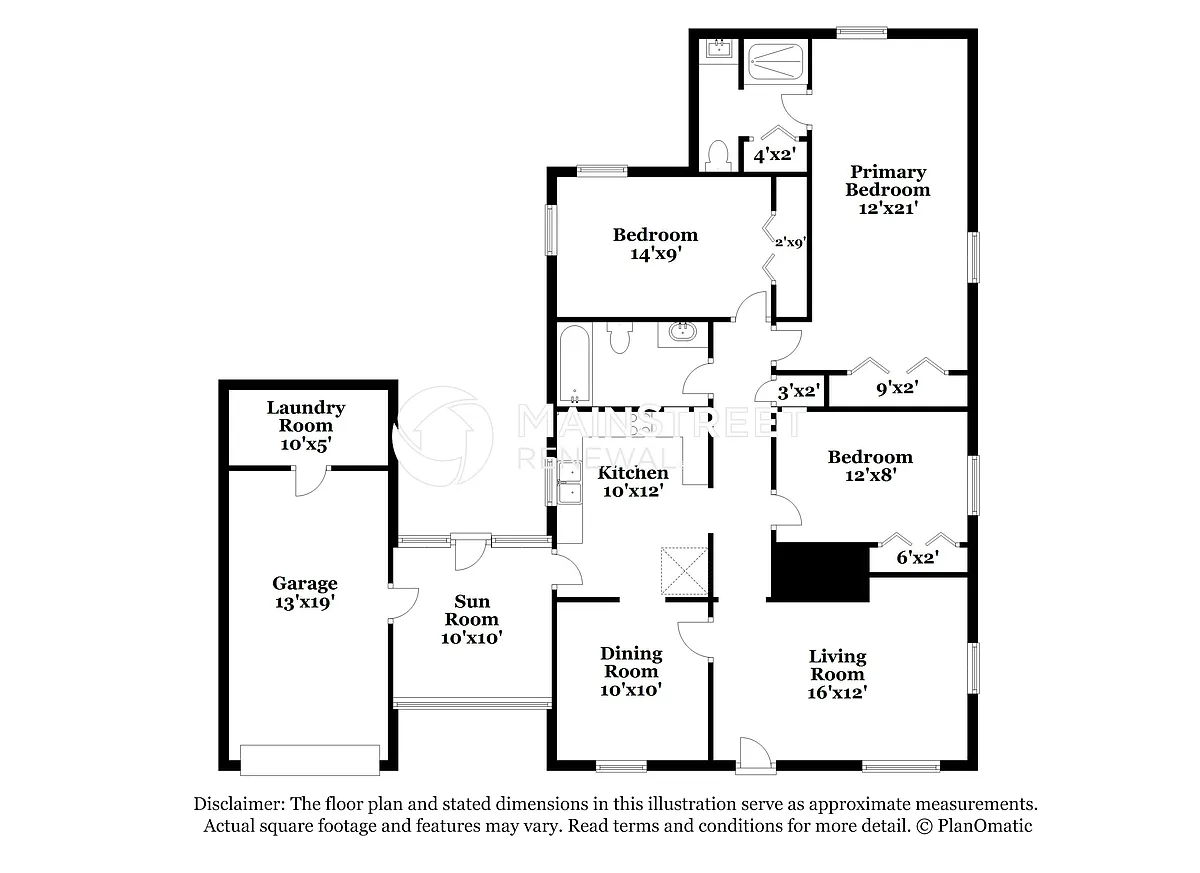 Floor Plan - 6348 Fabian Dr
