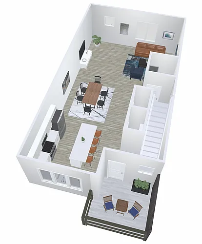 Floor plan Willow Interior