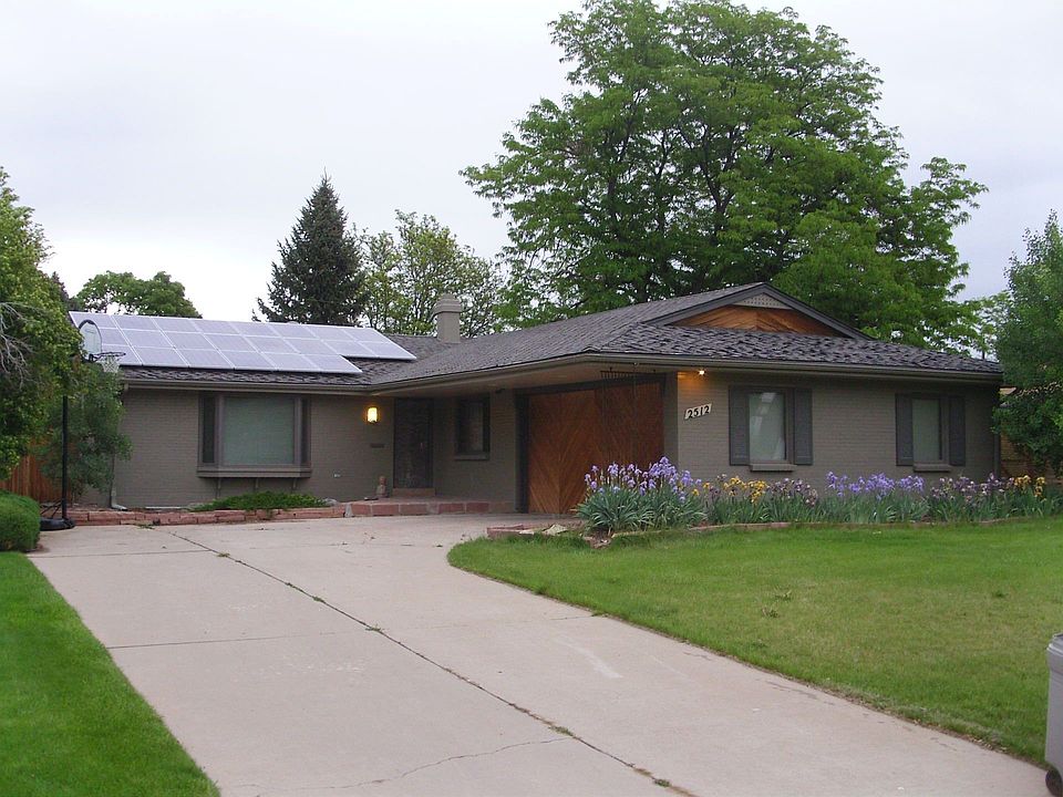 solar home, iris garden in bloom