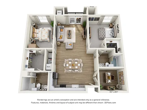 Floor plan The Cordelia
