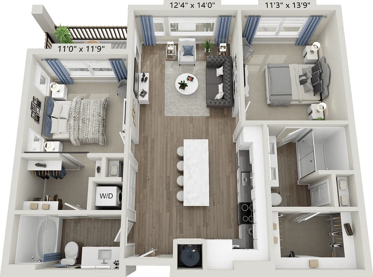 Floor plan The Homestead