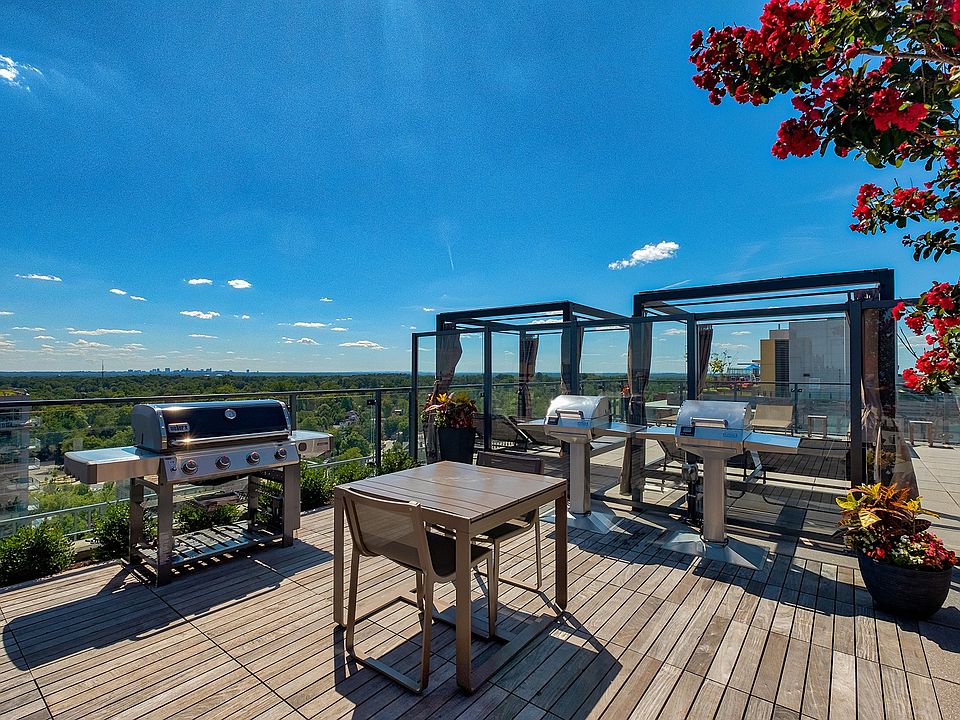 Have a BBQ on the rooftop level