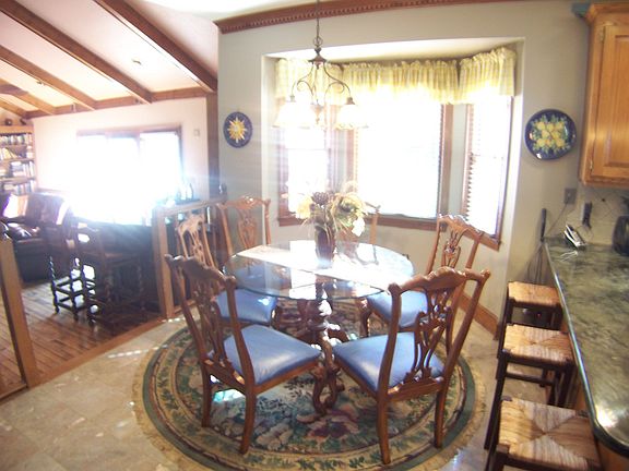 Spacious breakfast area