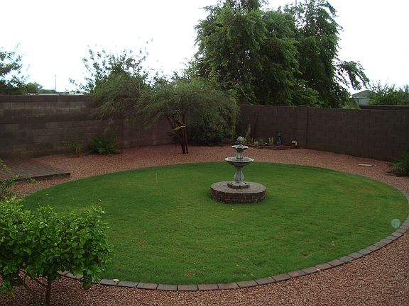 back yard looking nw