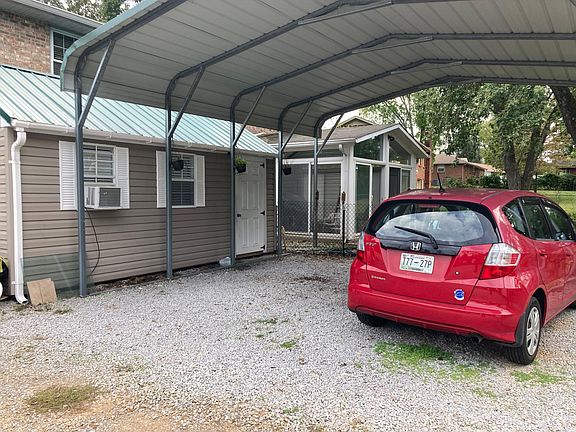 Covered parking for two cars in rental