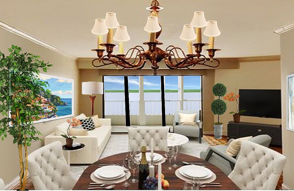 Dining with a Water View