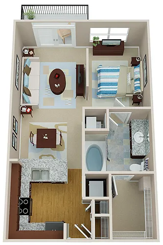 Floor plan Alexander RA