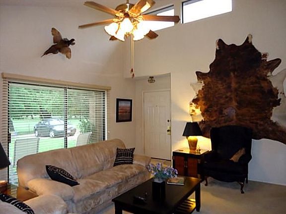 LIVING DEN WITH VAULTED CEILING