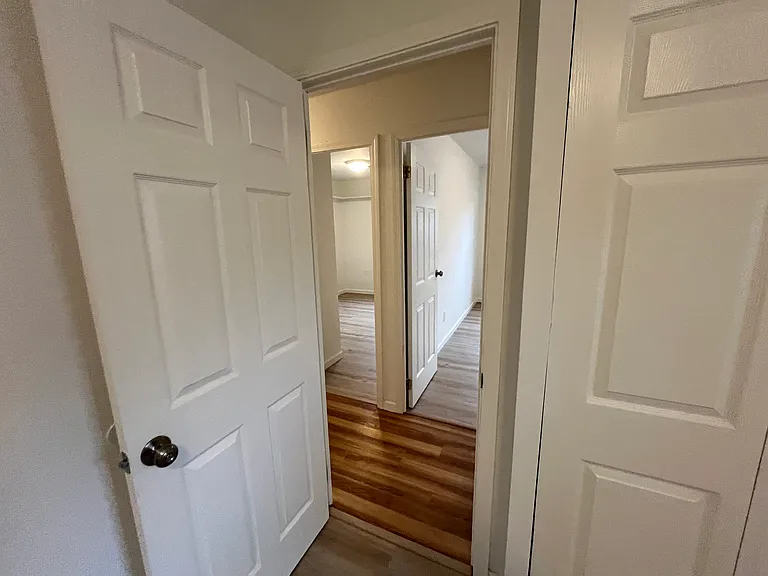hallway viewed from NE bedroom