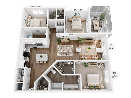Floor plan C1