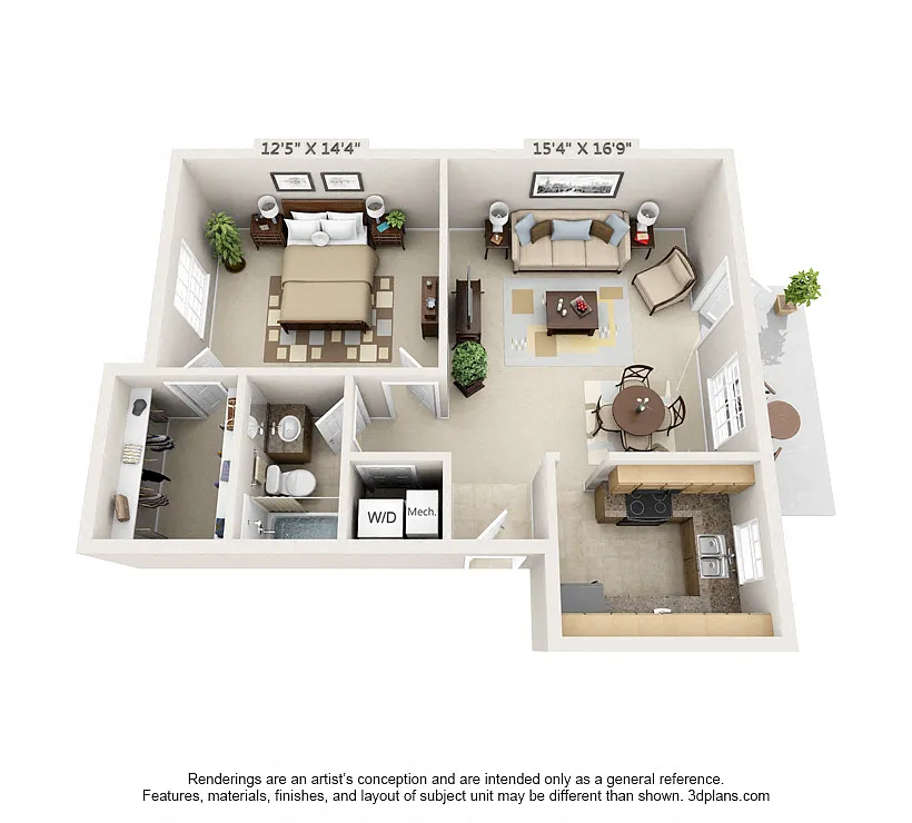 Floor plan The Charleston