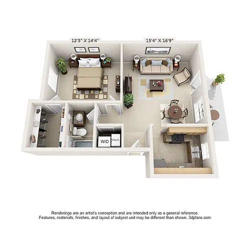 Floor plan The Charleston