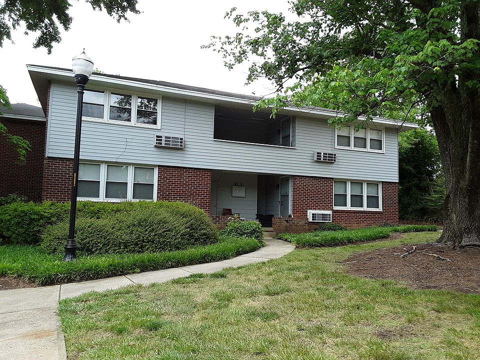 Exterior front, first floor right unit.