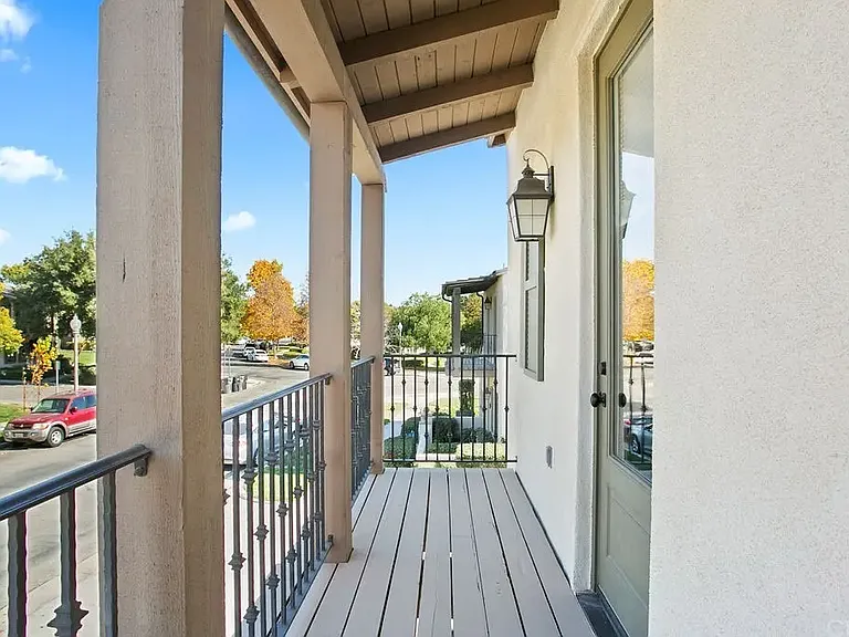 private patio attached to the master bedroom