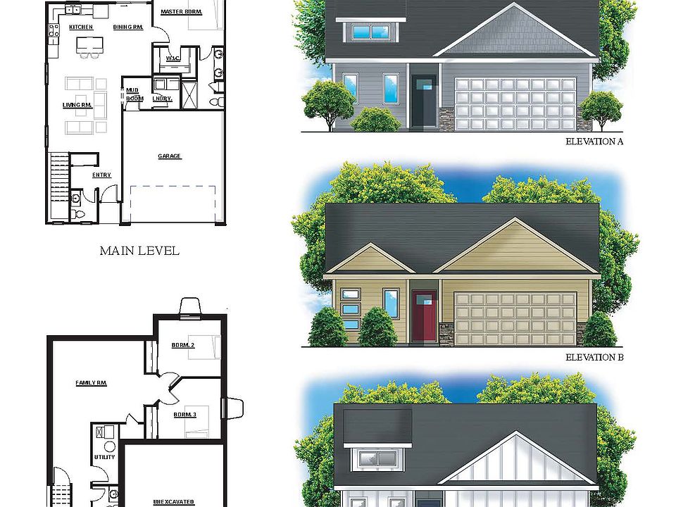 Elevation and Floor Plan