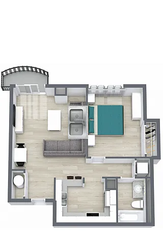Floor plan Hampton